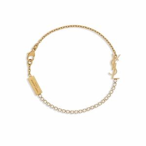 Rich B*tch Gold YSL Logo Bracelet